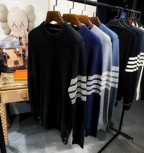 淘宝 h家羊绒衫男欧洲站秋冬高端轻奢品牌欧美国际大牌针织毛衣羊毛