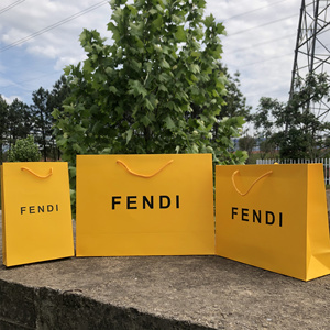 【包邮】芬迪原版手提袋 fendi手提纸袋 大号购物袋礼品袋包装袋