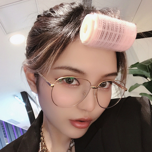 周扬青2021新款cr39金属防lan光显脸小超轻镜架眼镜框