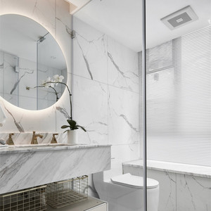 鱼肚白瓷砖地砖卫生间600x1200通体大理石柔光客厅浴室爵士白简约