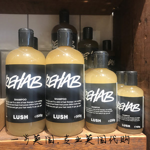 现货英国专柜lush rehab杂果宾治洗发水无硅防脱修复控油