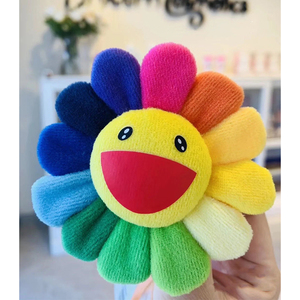 mosa 日本村上隆太阳花 胸针外贸单七彩笑脸挂件华晨宇同款福利款