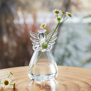 小花瓶玻璃北欧创意ins摆件欧式透明花瓶客厅餐桌插花装饰水培