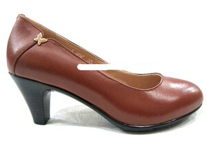 2022母亲节特价专柜青岛孚德皮鞋真皮女鞋高跟女士春秋单鞋46547