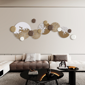 现代几何抽象艺术软装铁艺镂空墙面装饰画挂饰客厅沙发卧室背景墙