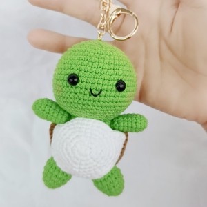 毛线手工编织小乌龟钩针edgscout同款钥匙扣成品车包挂件博君一肖