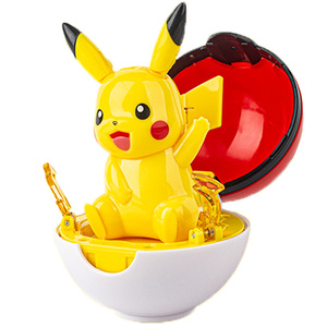 皮卡丘精灵球杰尼龟公仔伊布精灵宝可梦手办神奇宝贝盲盒扭蛋玩具