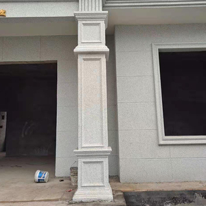 欧式别墅水泥中式方柱  柱墩 光面凹凸造型罗马柱模具 厂家直发