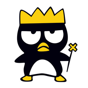 防水反光汽车贴纸拉花箱包电动摩托可爱吉祥物6119淘气xo酷企鹅