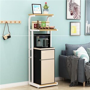 茶吧机上方置物架家用多层落地收纳简约客厅置地饮水机杯子架子