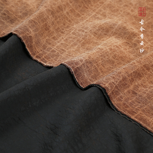 香云纱布料龟裂纹