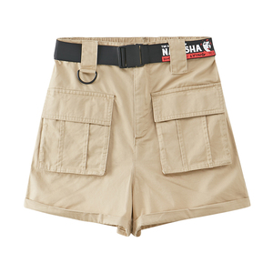 美特斯邦威 休闲短裤漫威联名休闲短裤女新款夏女裤子751515