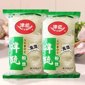 【津统】400g粉丝马铃薯绿豆粉丝火锅食材扇贝鸭血粉丝干货包邮