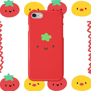 可爱番茄小子手机壳适用于苹果14防摔iphone12软壳华为nova9韩国菲林三星s22亮面