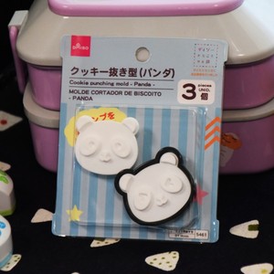 出口日本 熊猫三明治造型模具 小熊饼干切模具 火腿蔬菜造型工具