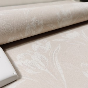 q现货进口日本pvc墙纸 杏色底色花朵花纹和式卧室日式榻榻米 5558