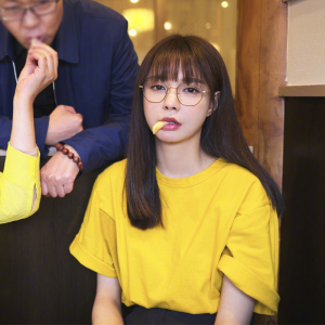 短袖t恤女2021春夏新款沈梦辰同款韩版圆领宽松显瘦百搭黄色体恤