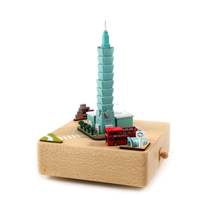 jeancard台北101大楼景点音乐盒创意纪念品旅游伴手礼送朋友礼物