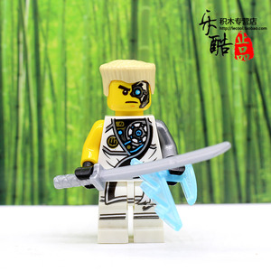 2018新款幻影忍者积木兼容乐高人仔劳埃德杰寇凯赞头发版拼装玩具