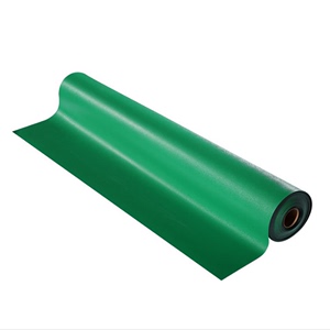 防静电地板环保无味地胶耐磨阻燃PVC卷材抗酸碱防滑耐油地垫胶垫