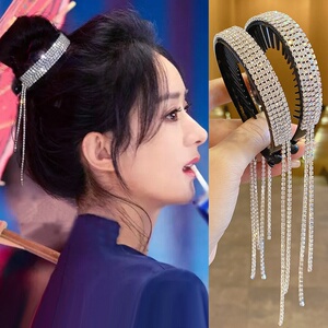 赵丽颖同款丸子头盘发神器马尾扣发圈流苏发夹头饰头发夹子女发饰