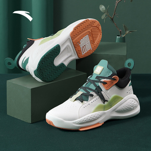 安踏霸道运动鞋男鞋2021冬季新款低帮皮面防水潮流休闲板鞋老爹鞋