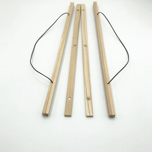 创意diy磁性挂画轴杆 实木挂轴装饰画 海报挂画杆 影楼配件木杆