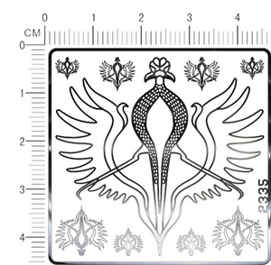 2335 [209] 银河英雄传说 帝国军徽  金属贴纸