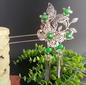 复古汉服发饰发夹古装头花复古复古流苏古代头饰古典步摇舞蹈表演