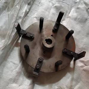 配件直销粉碎机齿爪磨盘型20型26型锤片刀式机头玉米磨粉机起