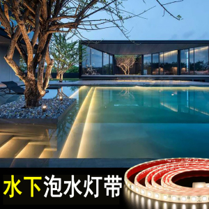 001人付款天猫水底灯led水下灯水池景观灯鱼池防水别墅泳池12v24v喷泉