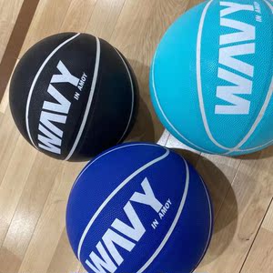 正品wavy篮球7号防滑耐磨成人专用真皮pu儿童小学生比赛训练专用