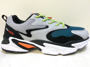 露友运动鞋男子春秋休闲跑步鞋旅游轻便透气网面熊猫鞋网红老爹鞋