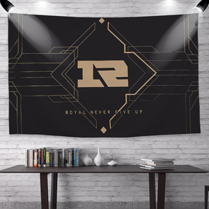 rng皇族战队背景布gala小虎宿舍装饰挂布画应援lol英雄联盟墙布