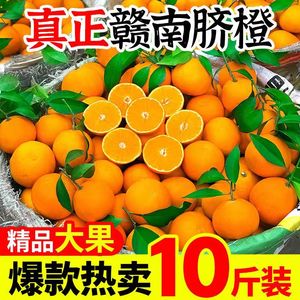 【精品】正宗赣南脐橙新鲜橙子江西甜橙孕妇水果冰糖果冻香橙包邮