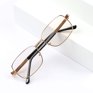 水晶眼镜男士款正品 石头太阳镜复古平光养目镜 水晶浅茶平光眼镜