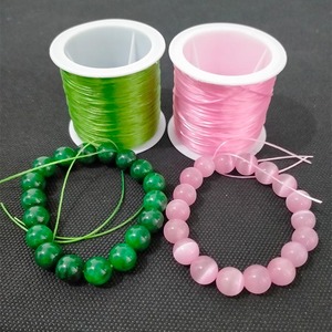 串珠手链绳弹力线耐磨手工diy穿珠子的皮筋松紧线佛珠水晶手链