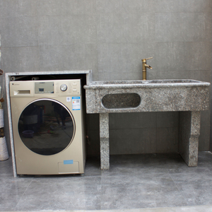 大理石整体洗衣池