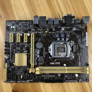 充新华硕h81m-plus 全固态集成h81主板 ddr3/lga1150针小板带hdmi