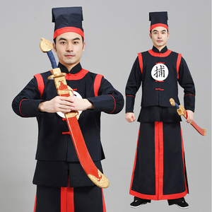新款宋朝衙役捕快古装明朝影视剧衙役公差古代服装黑色宋代演出服