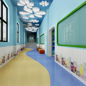 3d立体自粘墙纸卡通幼儿园墙裙防撞护墙板教室走廊墙围防水装饰贴