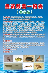 鱼苗敌害一扫光 大幅度提高水花和寸苗成活 杀蜻蜓幼虫水蜈蚣龙虱