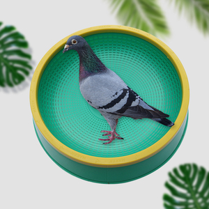 信鸽用品 鸽具鸽子孵化窝巢盆蛋窝垫(香港maker清洁巢盆加黄边)