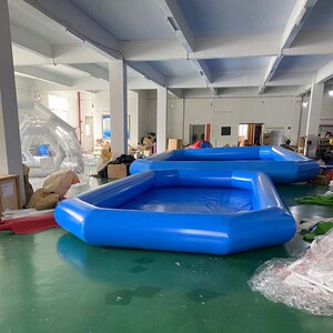 户外大型充气游泳池成人水池水上滑梯碰碰船组合室内移动儿童沙池