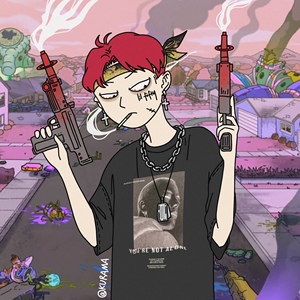 syno瑞克和莫蒂rm画风欧美嘻哈炫酷漫画手绘约稿情侣头像