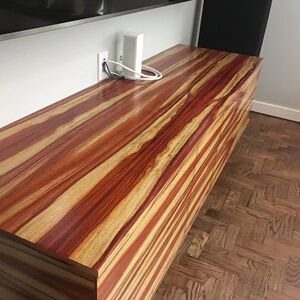 纯天然进口郁金香木皮 红檀巴度红 家具 装饰贴皮 乐器橱柜贴皮