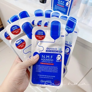 韩国MEDIHEAL美迪惠尔可莱丝NMF保湿水库针剂舒缓补水面膜1片