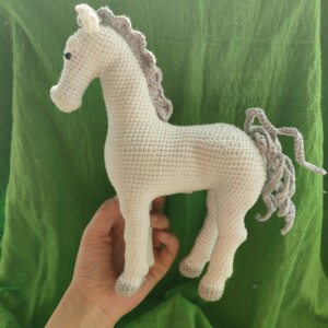 手工编织毛线diy玩偶摆件可爱小马材料包钩针手编海莉马宝宝玩具
