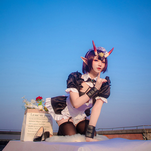 fate grand order fgo酒吞童子cosplay服装女仆装