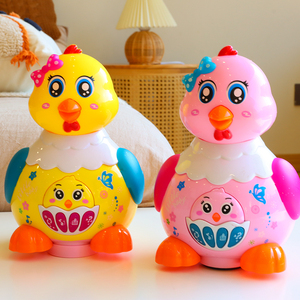 1岁宝宝益智早教2岁电动玩具3岁女孩儿童下蛋鸡母鸡下蛋小鸡男孩